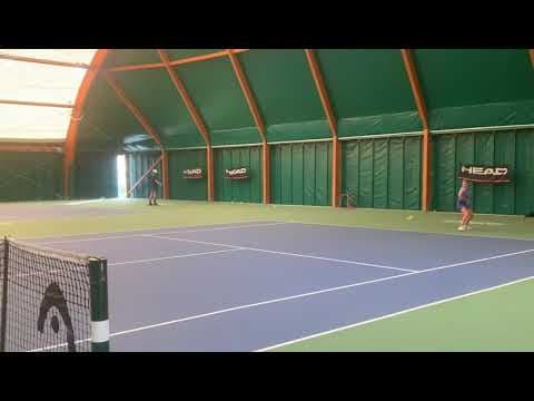 Video of Niyati Practice @ Piatti Tennis Centre Italy 2023
