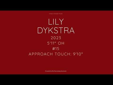 Video of Lily Dykstra - 2023 OH - Iowa Power Plex