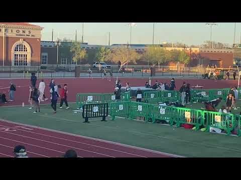 Video of 400 m dash 1:01:10  Lane 3