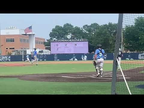 Video of Solid Extra Base Hit at ODU camp