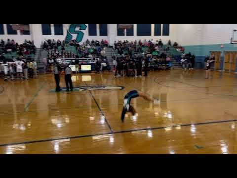 Video of two back handsprings into tuck