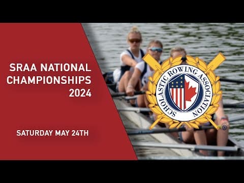 Video of SRAA National Championships (Junior 8+ 4:37:50-4:43:22)
