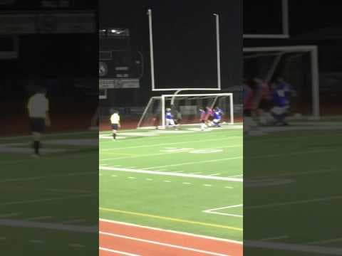 Video of Dylan sends the ball to Carlos for the assist from a restart.