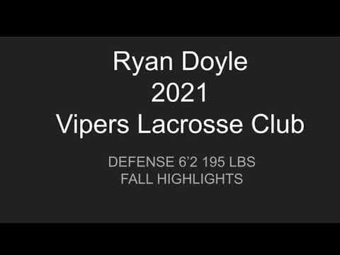 Video of Ryan Doyle 2021 Fall Highlights (2019)