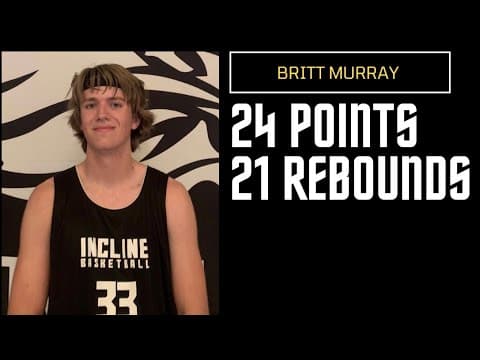 Video of Britt Murray 24 Pts, 21 Rebs vs Trojans basketball 2021 AAU Arizona Hoops Summit Full Highlights