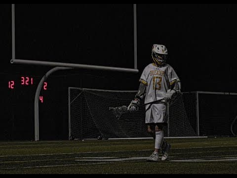 Video of New Nathaniel Ricciuti 2025 Attack Spring 2023 Bishop Fenwick #13 HGR Lacrosse #14