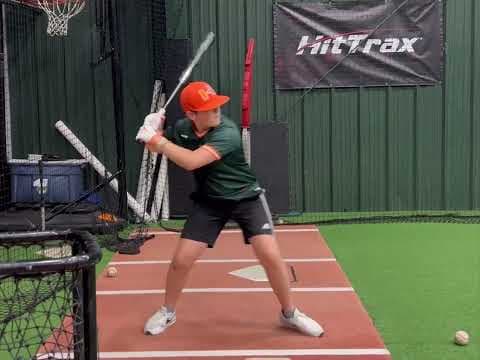 Video of 34" wood bat training