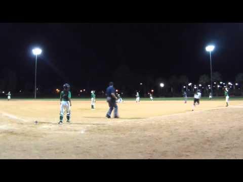 Video of Jade Double Play 2nd base 10/17/15