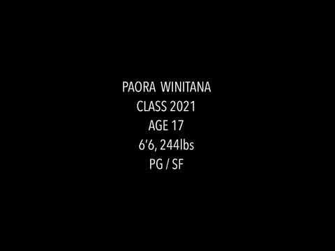 Video of PAORA: 6’6-244lb POINT GUARD “BEAST MODE”