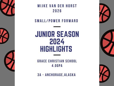 Video of Mijke "MJ"  van der Horst Highlights Dec 2024 - Jan 2025