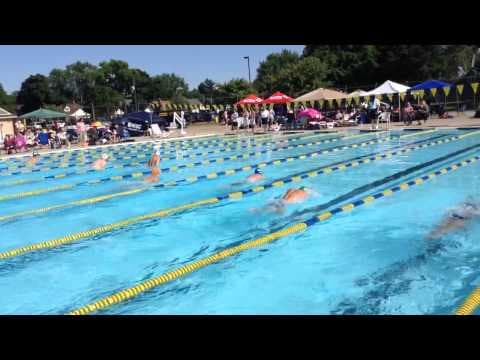 Video of 100 Breaststroke - at Freeze or Fry Swim Meet at Dearborn, Michigan on June 14, 2014 - Lane 5