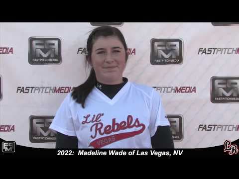 Video of 2022 Madeline Wade Athletic Pitcher and Second Base Softball Skills Video - Lil Rebels