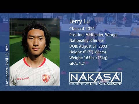 Video of Jerry Lu Highlight 3