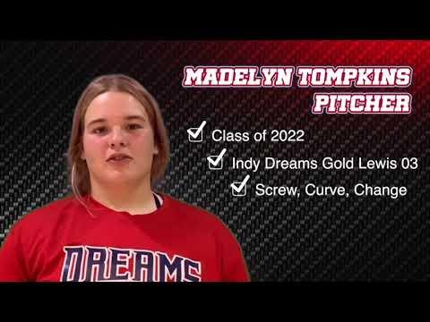 Video of Madelyn Tompkins Pitching Skills Video