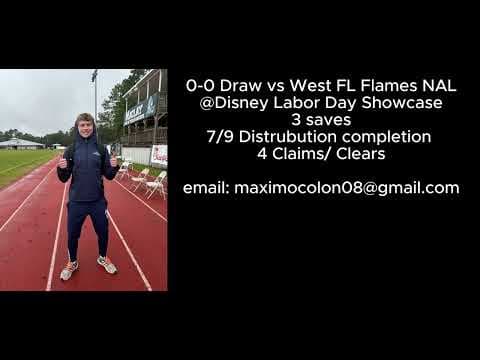 Video of 2026 GK Vs WFF Mls Next II U16 Every Touch | 09/03/23