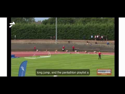 Video of 200m national championships 