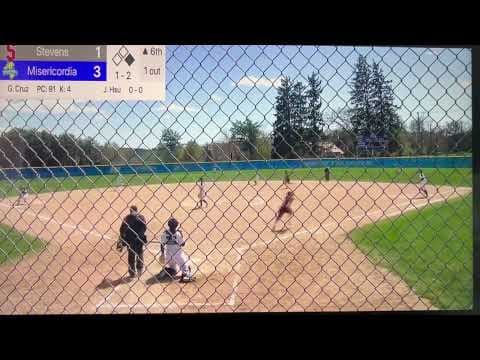 Video of Backhanded for an out against Stevens