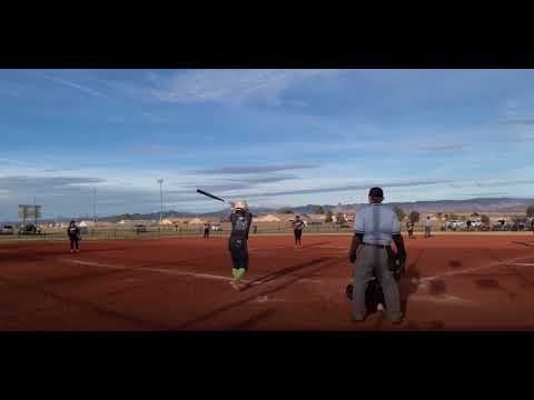 Video of Jacinta Fonoti Homerun 3 Bullhead City Presidents Day showdown