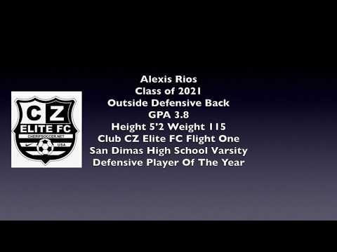 Video of Alexis Rios Class of 2021 Club & CIF Highlights