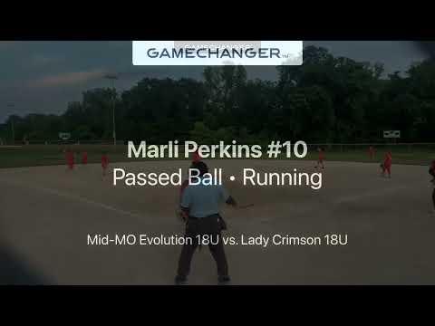Video of Marli Perkins USA Softball Memorial Day Tournament KC 2023 pt. 2