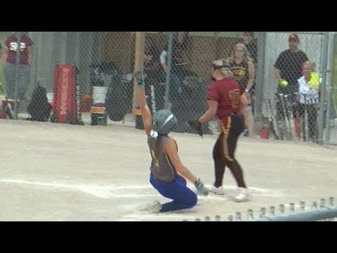 Video of District finals game tying hit in 7th with two out