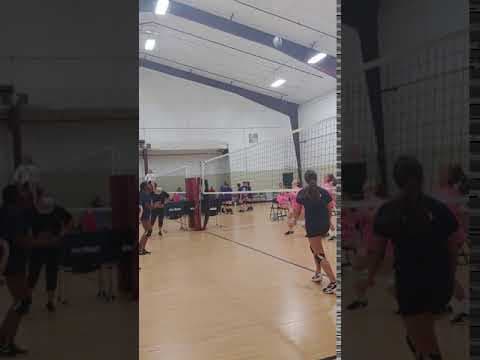 Video of Michaela playing Volleyball at Centerline