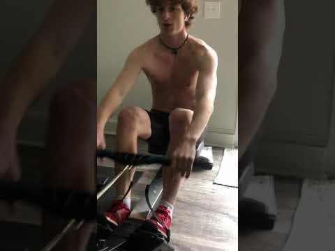 Video of 10k erg workout