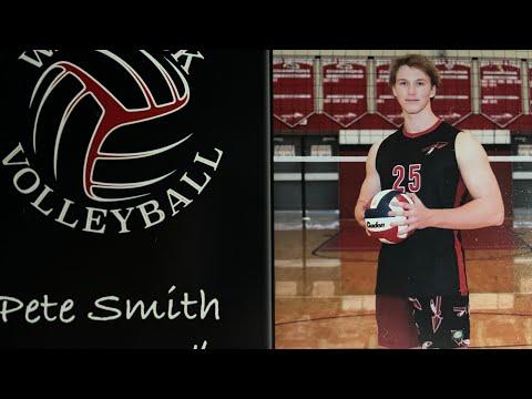 Video of Pete Smith - Warwick Volleyball #25 - Junior Middle Hitter