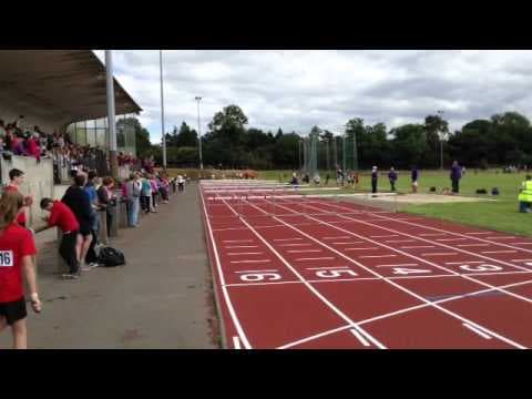 Video of Trophy Meeting hurdles final (lane 4, 2nd)