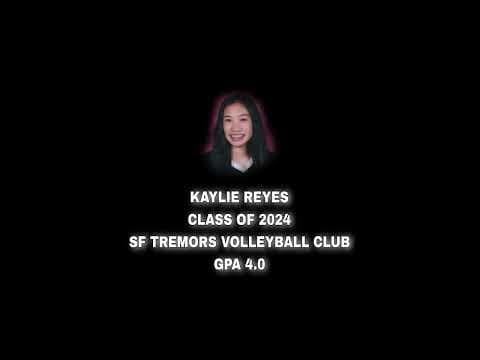 Video of Kaylie Reyes OH Class of 2024