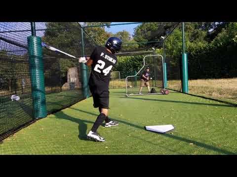 Video of Batting and infield practice video