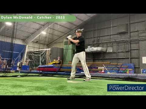 Video of Dylan McDonald - Catcher -2023 - Hitting