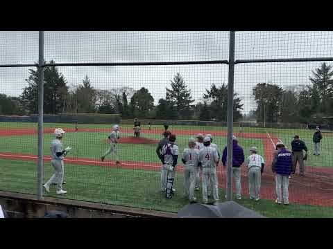 Video of Solo Homerun Against Gladstone First Tournament of the 2022 Season