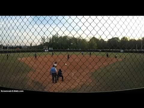 Video of Anna Rae's 2nd at Bat Columbus MS 4 12 18 (Triple)