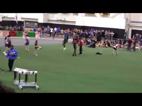 Video of Girls 300m dash finals, heat 3- Sophomore year (1st place/ lane 1)