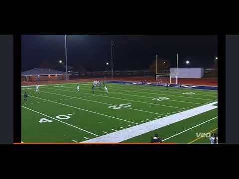 Video of white jersey #13, outside mid, goal