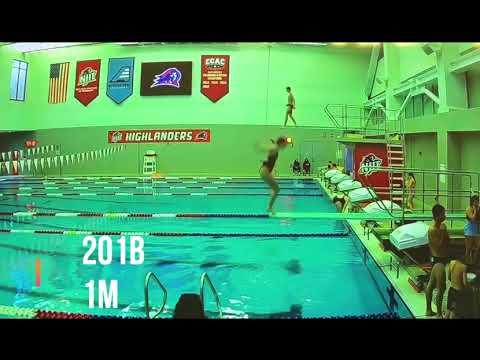 Video of Claudette Johnson Fall Junior Year Diving 2023