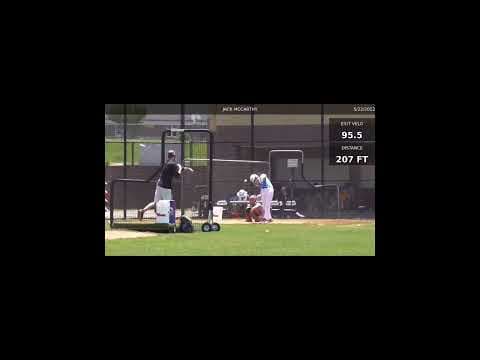 Video of Jack McCarthy 2023 C/1B Recruiting/Skills Video