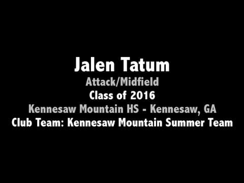 Video of Jalen Tatum - 2014 Maryland Lacrosse Showcase