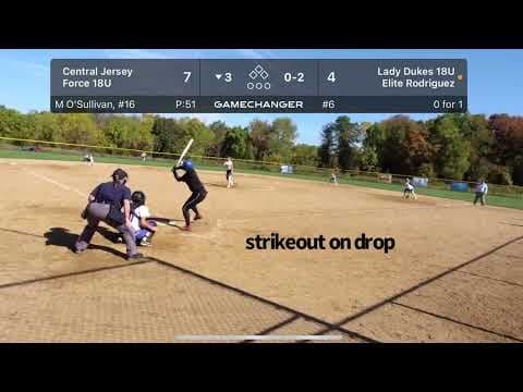 Video of Xtreme Dimensions Showcase Oct 15-16 Pitching Highlights