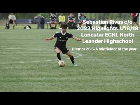 Video of Sebastian Rivas Class of 2023 Attacking Midfielder