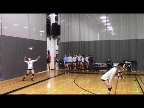 Video of Megan MacKinney Volleyball Skills Video 2018