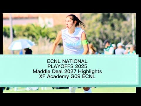 Video of 2025 ECNL Playoffs