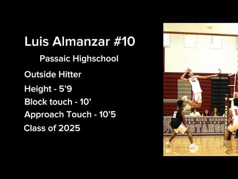 Video of Luis Almanzar - Sophomore Season