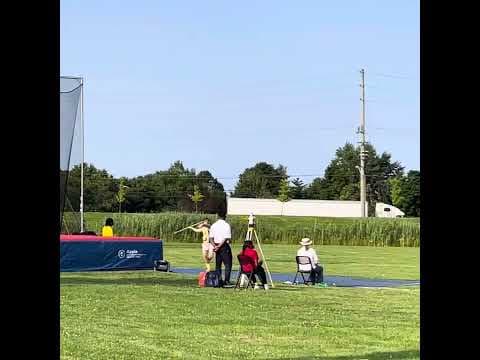 Video of Nolan Crego 700g Javelin Throw (60.10m)