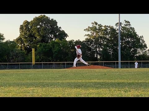 Video of Ian Strickland Sophomore varsity pitching highlights 