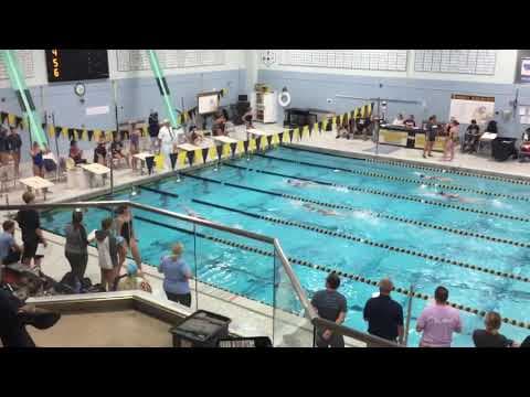 Video of K.I.Kuschewski 200 IM Swim as a Freshmen on varsity at Hinsdale South Invite(she wins) 