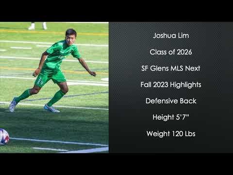 Video of Joshua Lim Class of 2026 - Fall 2023