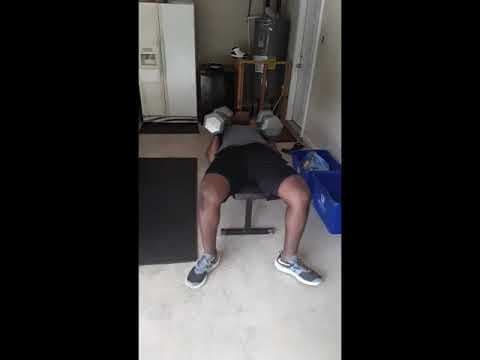 Video of Matthew Gilliam Dumbbell set-75 lbs