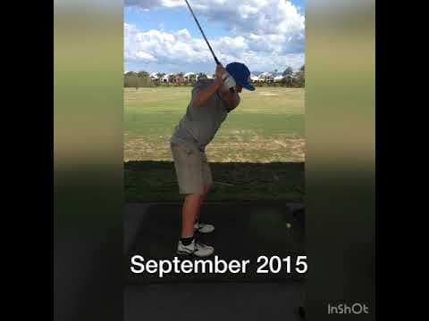 Video of Evolution of Joshua's swing 